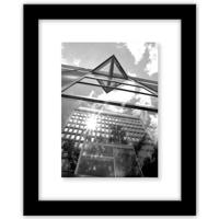 

Malden International Niagra Floater Wood Frame, Holds up to 5x7" Picture, 8x10" Glass Size, Black