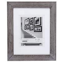 

Malden International Manhattan Wood Picture Frame, Holds 8x10" Mat, 11x14" without Mat Picture, Gray