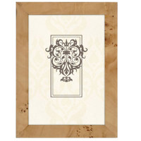

Malden International Natural BURLWOOD 5x7" Frame, Tan