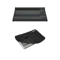 

Mackie 24-Channel 4-Bus FX Mixer with USB, 128.5dB Dynamic Range, 2.7kOhms Mic In Impedance - With Mackie 2404-VLZ Dust Cover