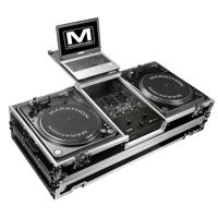 

Marathon Flight Road Case with Wheels and Laptop Shelf for 2x Pioneer CDJ-2000 Large Format CD Players and Rane 61 Serato Mixer