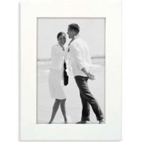 

Malden International Linear Series Wood Frame, for a 4x6" Photograph, Color/Style: White