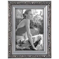 

Malden International Bezel Series Wood Frame, for a 4x6" Photograph, Color/Style: Silver