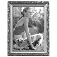 

Malden International Bezel Series Wood Frame, for a 5x7" Photograph, Color/Style: Silver