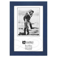 

Malden International Concepts Series Wood Picture Frame for 4x6" Photograph, Blue