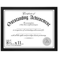 

Malden International Concepts Series Wood Frame for 8.5x11" Photograph, Black
