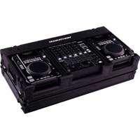 

Marathon Flight Road Black Series Case for 2x Medium Format American Audio Radius, CDI-300/500, Pioneer CDJ-400/CDJ-200 CD Players Plus 12" Mixer