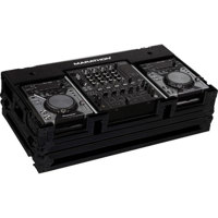 

Marathon Flight Road Black Series Coffin Case for 2x Small Format Pioneer CDJ200, CDJ-400, Denon DN-S1000, DN-S1200, Numark CD Players Plus 12" Mixers