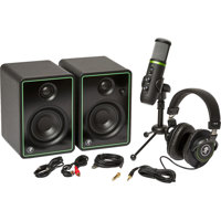 

Mackie Creator Bundle with CR3-X 3" Creative Reference Multimedia Monitors, EM-USB Condenser Mic and MC-100 Headphones