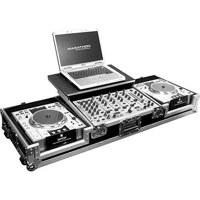 

Marathon MA-DJCD19WLT Flight Road Case with Laptop Shelf and Low Profile Wheels, Holds 2x Large Format CD Players/19" Mixer/17" Laptop