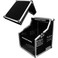 

Marathon MA-DJWS4 Flight Road Case with 4U Top/7U Mid/4U Bottom Rack, Holds Dual CD Control/19" Mixer DJ Work Station