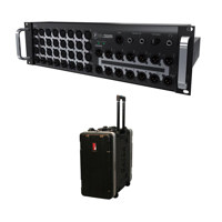 

Mackie DL32R 32-CH Wireless Digital Live Sound Mixer with iPad Control + Software Bundle - Includes Gator Cases Roller Rack Case 4U