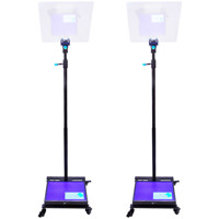 

MagiCue Stage Master Presidential Prompter Kit with 2x 17" LCD Monitor, 2x Adjustable Conference Stand