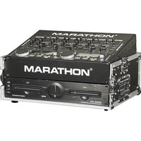 

Marathon Flight Road Black Series Case with Full Access Door for 8U Slant Mixer Rack / 2U Vertical Rack System