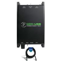 

Mackie MDB-USB, USB Stereo Direct Box - With 20' Heavy Duty 7mm Rubber XLR Microphone Cable