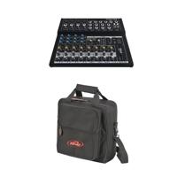 

Mackie Mix12FX 12-Channel Compact Mixer with Effects, 20Hz to 30kHz Frequency Response, 3.8kOhms Mic-In / 1kOhms Tape Out / 22Ohms Phones Out Impedances - With SKB Universal Equipment/Mixer Bag