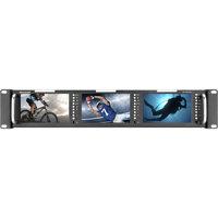 

Marshall Electronics M-LYNX-503 Triple 5" Rackmountable LED Monitor with HDMI, 3G-SDI and Composite Inputs, 800x480