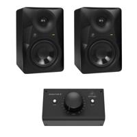 

Mackie MR524 5" 50W 2-Way Powered Studio Monitor (Pair) + Software Bundle - Includes Behringer MONITOR1 Monitor and Volume Controller