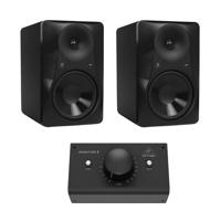 

Mackie MR824 8" 85W 2-Way Powered Studio Monitor (Pair) + Software Bundle - Includes Behringer MONITOR1 Monitor and Volume Controller
