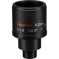 

Marshall Electronics CV500 Series 1/2.5" 5MP 6-22mm f/1.6 M12-Mount IR Varifocal Lens, Manual Focus