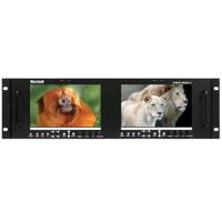 

Marshall Electronics V-MD702-HDSDIX2 7" Dual Rack Mount LCD Monitors, 800x480 Resolution, 600:1 Contrast Ratio, 450 cd/m2 Brightness