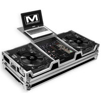 

Marathon Flight Road Coffin Case with Laptop Shelf for 2x Large Format Denon SC3900 CD Players Plus 10" Mixer