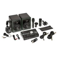 

Mackie Studio Bundle with CR3-X Monitors, Big Knob Studio Monitor Controller/Interface, EM89D Dynamic Mic, EM91C Condenser Mic and MC-100 Headphones