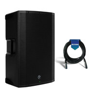 

Mackie THUMP15A 15" 1300W Active Powered Loudspeaker with Built-In 2-Channel Mixer, 32Hz-23kHz Frequency Response, Single - With 20' Heavy Duty 7mm Rubber XLR Microphone Cable
