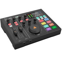 

MAONO MAONOCASTER AU-AM100 All-In-One Audio Interface Podcast Production Studio, Black