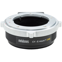 

Metabones Contax Yashica CY Lens to Sony E-Mount Camera T CINE Adapter, Black Matte