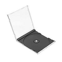 

Microboards Technology Slim Jewel Case, Clear/Black (200 Pack)