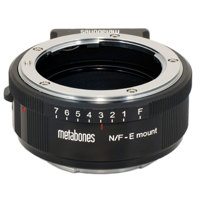 

Metabones Nikon G Mount Lens to Sony E-mount / NEX Camera Lens Mount Adapter, Matte Black