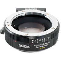 

Metabones Sony A-Mount Lens to E-Mount Camera ULTRA Speed Booster, Matte Black