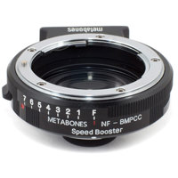 

Metabones Nikon G Lens to Blackmagic Pocket Cinema Camera with Micro 4/3 Mount Speed Booster, Matte-Black