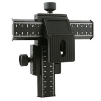 

Flashpoint Budget Macro Focusing Rail Set with 4 Way, Fine Control, Camera Focusing Rail for Macro Photography.
