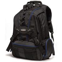 

Mobile Edge Premium Backpack for 17.3" Laptop/17" Macbook, Black/Navy Blue Trim
