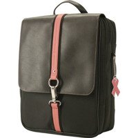 

Mobile Edge Paris Backpack 16" Laptop / 17" Macbook Pro, Black with Pink Trim