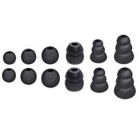 

MEE audio Eartip Combo Set for M6 PRO and Other Earphones, Black (6 Pairs in Various Sizes)