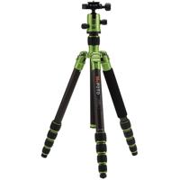 

MeFOTO RoadTrip Carbon Fiber Travel Tripod Kit, Includes Dual-Action Ball Head, Induro PU-50 Slide-In Quick Release Plate, Carry Case, Green