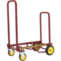 

Rock N Roller Multi-Cart R2RT "Micro" 8-In-1 Folding Multi-Cart with R Trac Caster, Red, 350 lb Capacity