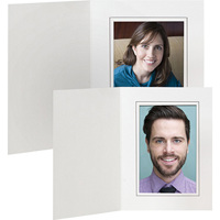 

TAP Picture Event Folder Frame, For 5x7" Photo, Bottom loading, Color: White/Gold Foil, Pack of 25