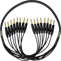 

Mogami Gold 10' 8-Channel Unbalanced 1/4" TS Male to 1/4" TS Male Studio Snake Cable