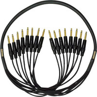 

Mogami Gold 20' 8-Channel Unbalanced 1/4" TS Male to 1/4" TS Male Studio Snake Cable