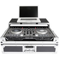

Magma Workstation Road Case for Numark NS6II DJ Controller, Black/Silver