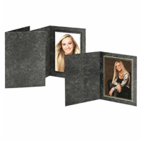 

TAP AAVKK45 Folder Frame, for a 4x5" Vertical Print, with Black Foil Window Border Color: Black/Black, 25 Pack