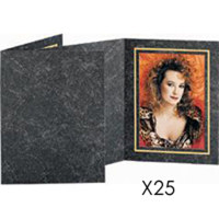 

TAP AAVAK80 Folder Frame, for a 8x10" Vertical Print, with Gold Foil Window Border Color: Black/Gold, 25 Pack