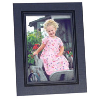 

Collectors Gallery Classic Easel Cardboard Frame for a 5x7" Photograph, with Black Foil Window Border, 25-Pack