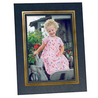 

Collectors Gallery Classic Easel Cardboard Frame for a 5x7" Photograph, with Gold Foil Window Border, 25-Pack