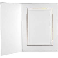 

TAP Picture Folder Frame Whitehouse, White / Gold, for 4x6" Photo. Vertical (10 Pack)