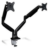 

Mount-It! Adjustable Gas Spring Desk Mount for Dual 15-34" Monitor, 20 lbs Capacity, Black